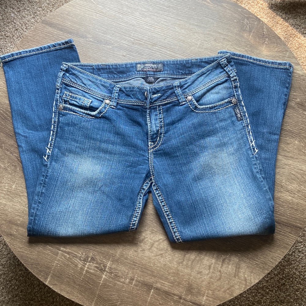 Silver jeans capris